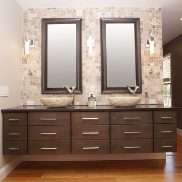 Floating Vanity and Dressing Room Cabinets