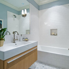 Contemporary Bathroom by MN Builders