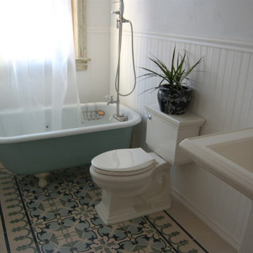 Flooring - Antique French Colored Cement Tiles