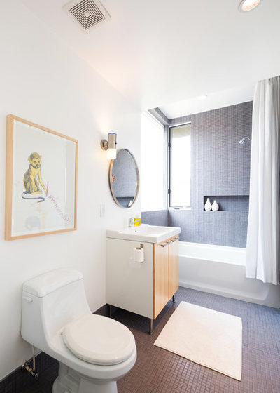 コンテンポラリー 浴室 Florian Hart Residence