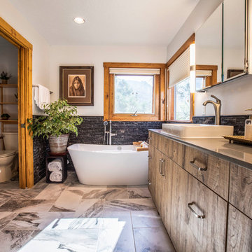 Foothills Master Bath Remodel- Enter into Your Home Spa