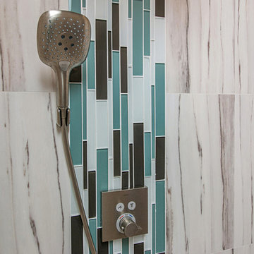 For the love of Turquoise Master bathroom remodel