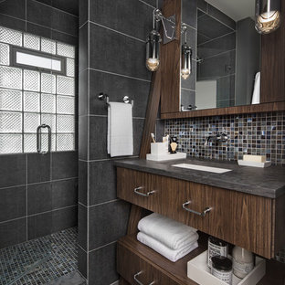 75 Beautiful Bathroom With Blue Walls And Granite Countertops Pictures Ideas September 21 Houzz