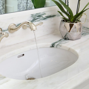 Formal French Master Bath in Brookline