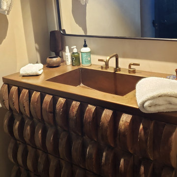 Formed Copper Countertop