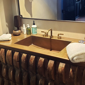 Formed Copper Countertop