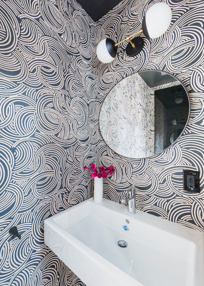 Contemporary Bathroom by Kate Glicksberg Photography