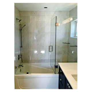 Frameless glass door on tub 2, Vancouver Shower Glass Professionals ...