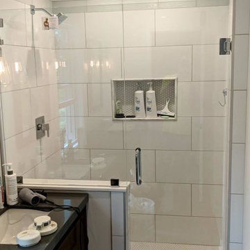 Frameless Glass Shower Door Installation