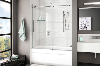 Creative Mirror Shower Project Photos Reviews Addison Il Us Houzz