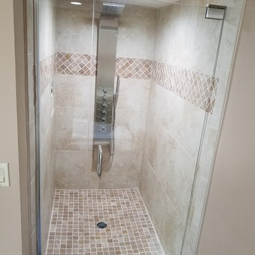 Frameless Wall Hinged Shower Doors