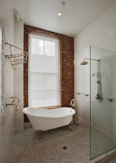 Лофт Ванная комната by Jane Kim Architect