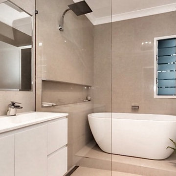 75 Bathroom - Tub/Shower Combo and Freestanding Bathtub Ideas You'll Love - November, 2024 | Houzz