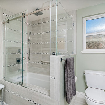 Fremont Silver and Gray Master Bath