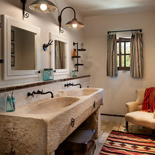 Rustic Bathroom by Bouton and Foley Interiors