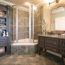 Dan and Merediths Bathrooms for master -tub/shower combo
