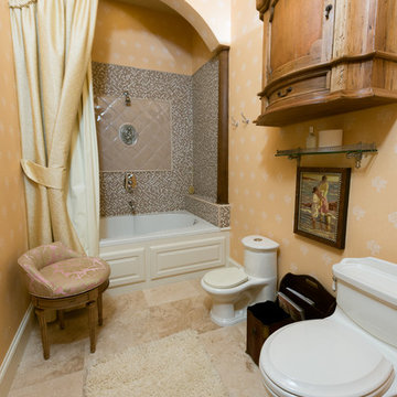 French Provincial Bathroom with Child's Toilet