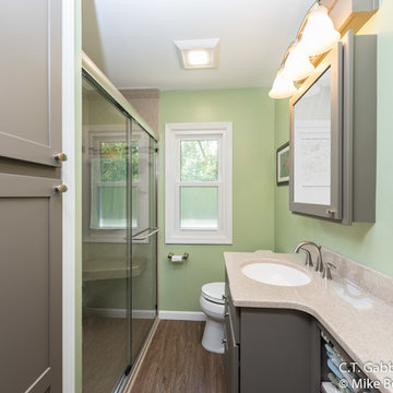 Fresh Gray Green Bathroom