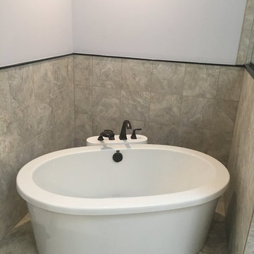 Fresh Master Bath by New Creation Interiors