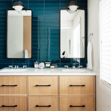 Fresh Modern Kids Bath Remodel
