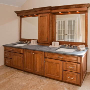 Fresh Traditional Master Bath Remodel: Bryn Mawr, PA