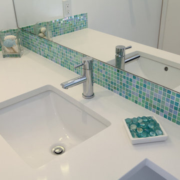 From Mid Century to Contemporary Kids' Bathroom
