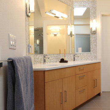 From Mid Century to Contemporary Master Bathroom