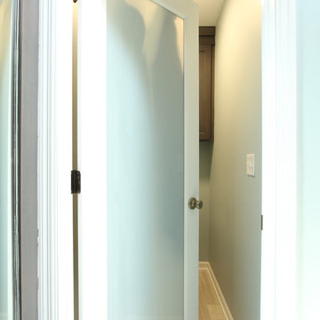 Frosted Glass into Master Bathroom Water Closet