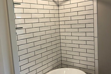 Inspiration for a contemporary bathroom remodel in Boston