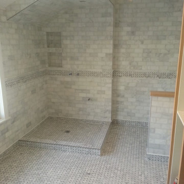 Full tile bathroom