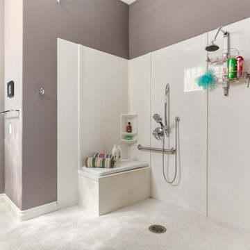 Fully accessible master bath