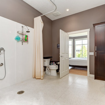 Fully accessible master bathroom