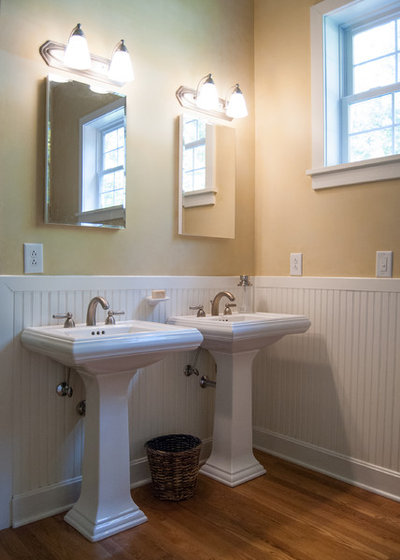 Farmhouse Bathroom by Adrienne DeRosa