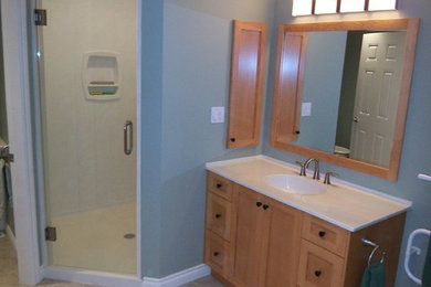 Bathroom - modern bathroom idea in Vancouver