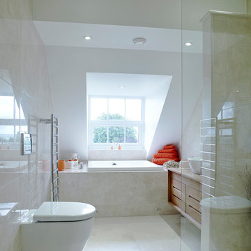 Georgian manor with contemporary bathrooms