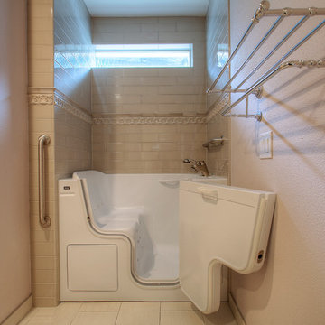 Glamorous Universal Design Bathroom