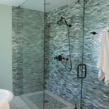 Glass and Stone Shower