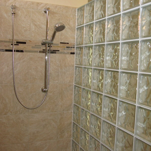 Glass Block Shower Enclosure Photos & Ideas Houzz