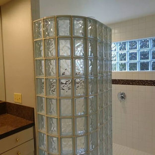 Glass Block Shower Enclosure | Houzz