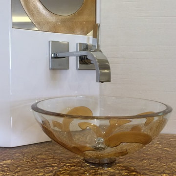 glass sink