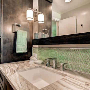 Glass Tile with Contemporary Asian Influence