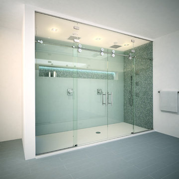 GlassCrafters' Matrix Series - Frameless Shower Enclosure