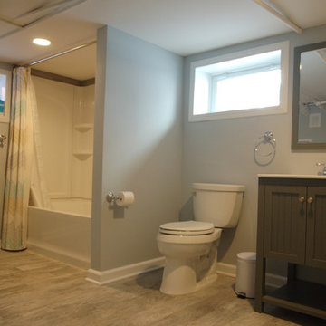 Glen Ridge Basement Bathroom/Laundry Room