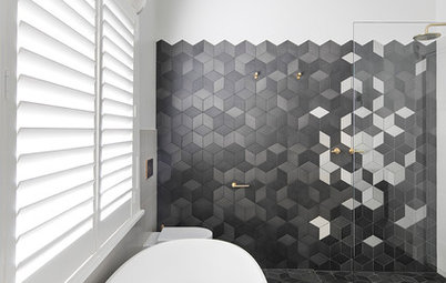 Monochrome Bathroom Tiles That Are Far From Monotonous
