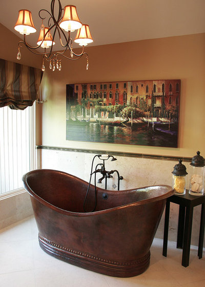 Traditional Bathroom by Kerrie Kelly Design Lab