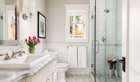 7 Terrific New Tile Ideas for Bathrooms