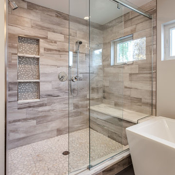 Gorgeous Custom Bathroom with Extra Large Shower