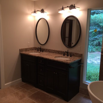 Gorgeous, Spacious Master Bath Remodel with Walk-in Closet - Before & After Phot