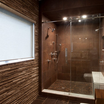 Gracious shower in Master Bath