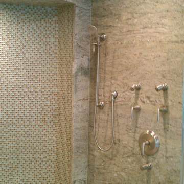 Granite shower walls